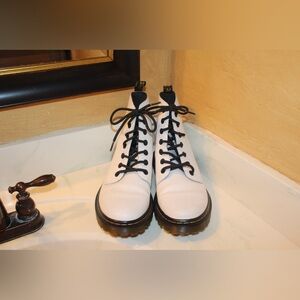 White doc martins
